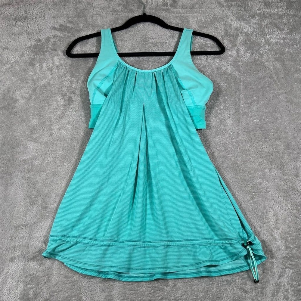 Lululemon Run Times Tank Top Women's Size‎ 8 Heathered Bali Breeze Athleisure